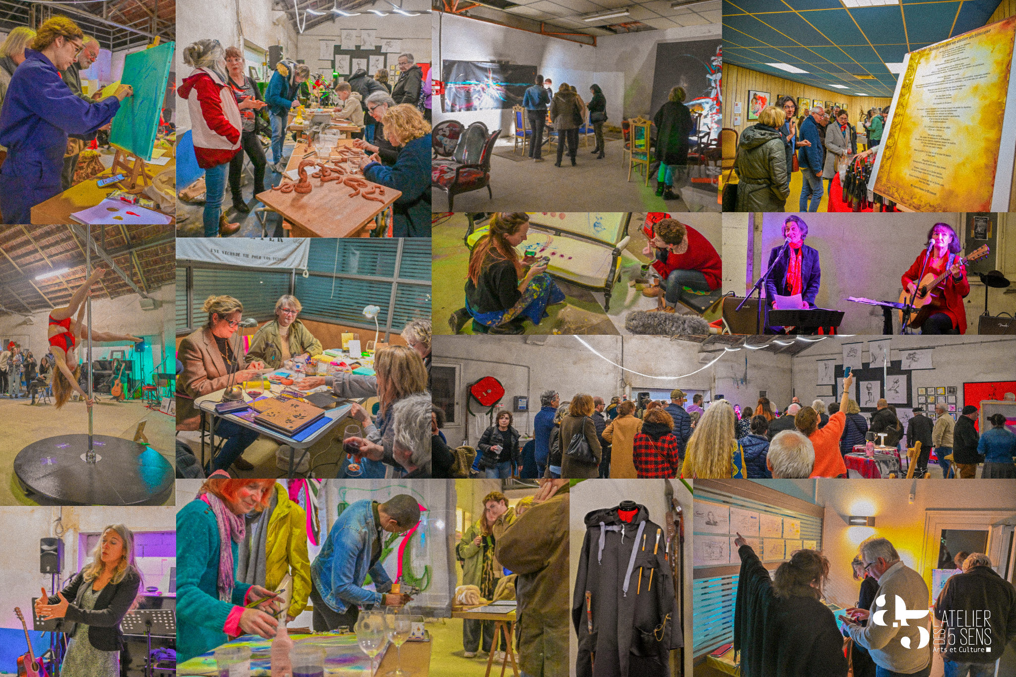 Soiree-happening-artistiques-Atelier-des-5-Sens-collage